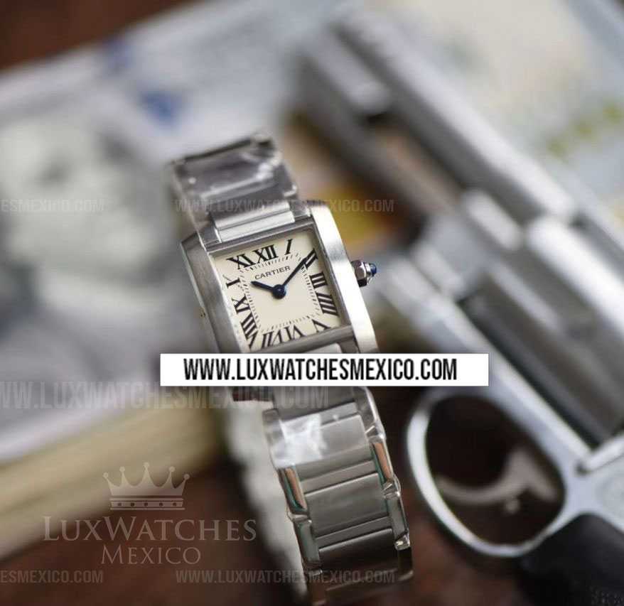 Reloj cartier discount tank francaise mujer