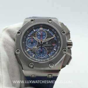 Royal Oak Offshore Chronograph de Acero Inoxidable Mejor Edición Dial Azul con Pulsera de Acero Inoxidable