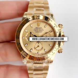 Rolex Daytona 116508 con Laminas de Oro Amarillo de 18k Mejor Edición