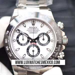 Rolex Daytona 116500 de Acero Inoxidable Mejor Edición Dial Blanco