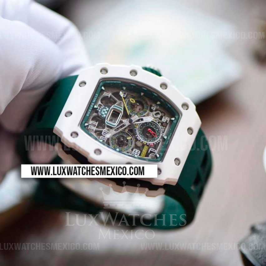 Richard Mille RM 011 Felipe Massa Chronograph Cer mica Blanca