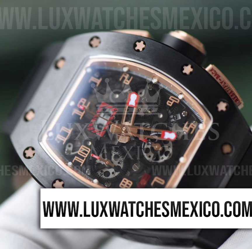 Richard mille rm 011 felipe discount massa flyback chronograph black kite