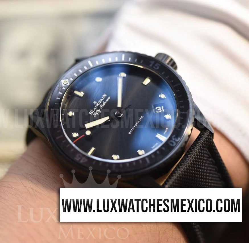 Blancpain Fifty Fathoms Bathyscaphe DLC Mejor Edici n Dial Negro