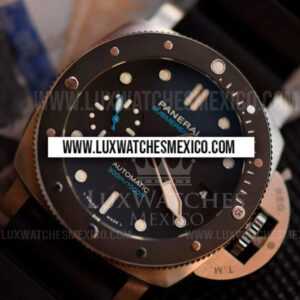 Panerai Luminor Sumergible 1950 3 Days Automatic Mejor Edición con Correa de Caucho Negro