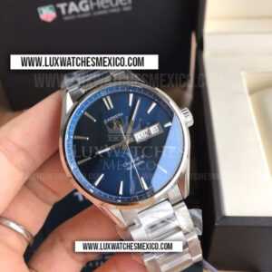 TAG Heuer Carrera Calibre 5 41mm de Acero Inoxidable Mejor Edición Dial Azul
