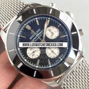 Breitling Superocean Héritage Chronograph de Acero Inoxidable Mejor Edición Dial Negro con Correa de Acero Inoxidable