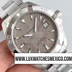 TAG Heuer Aquaracer Calibre 5 WAY2111.BA0928 de Acero Inoxidable Mejor Edición Dial Plateado