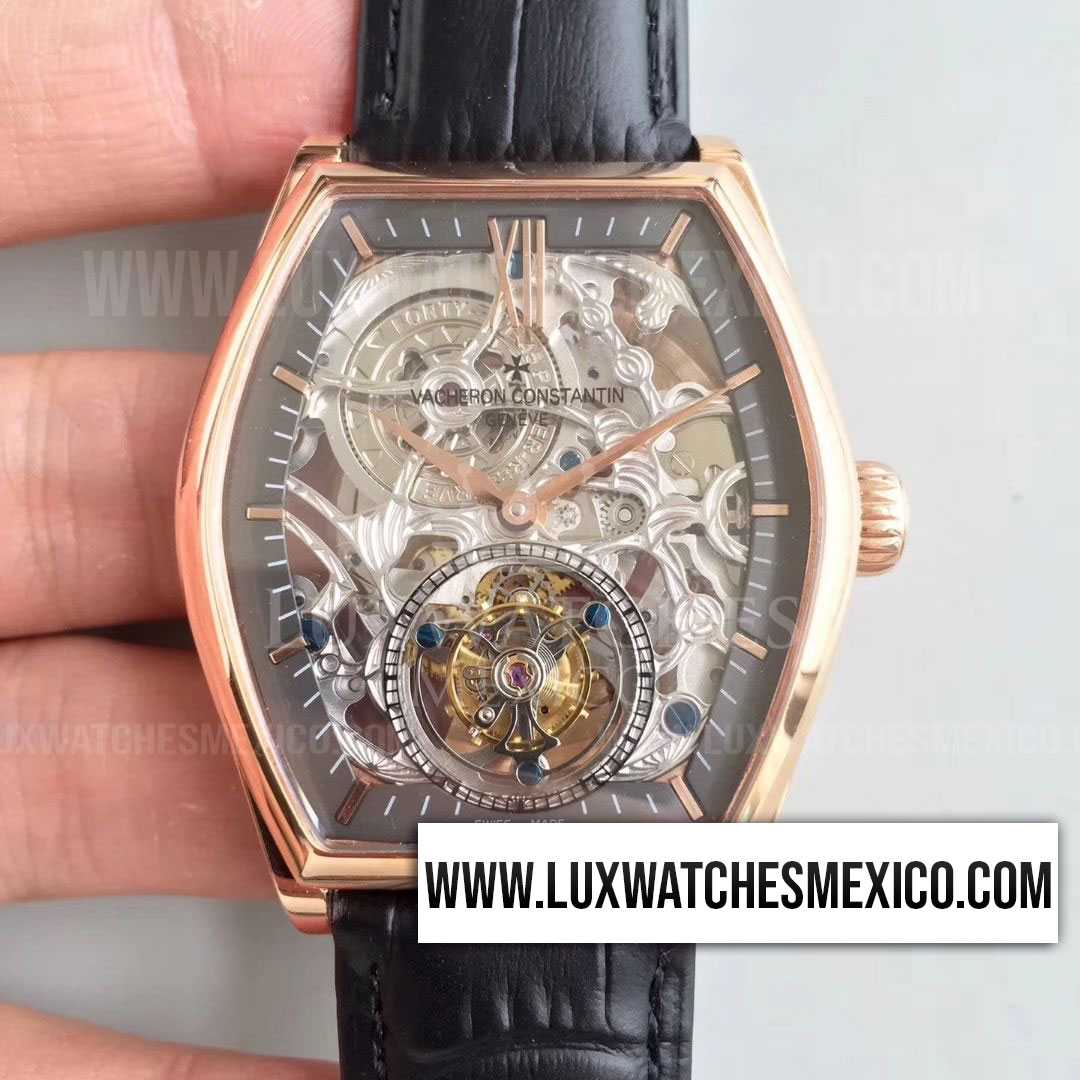 Vacheron Constantin Skeleton Malte Tourbillon con Laminas de Oro