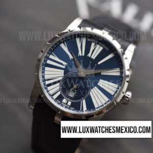 Roger Dubuis Excalibur Mejor Edición DBEX0535 Acero inoxidable 42mm caratula azul