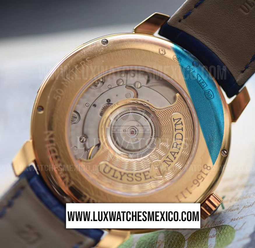 Ulysse Nardin Classic 8152 111 2 DOG Mejor Edici n con Laminas de Oro Rosa de 18k