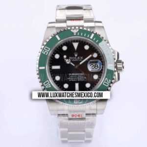 Submariner 41 mm 126610 LV Kermit de Acero Inoxidable Mejor Edición 'Green Maker'