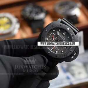 Panerai Luminor Submersible PAM01039 de Carbono Mejor Edición Dial Gris con Correa de Caucho Negro